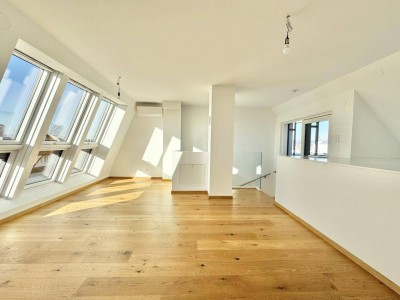 HOCHWERTIGES 4-ZIMMER-DG + 2 TERRASSEN + 360° BLICK ÜBER WIEN NAHE U3