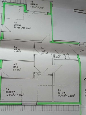 Günstige 3-Zimmer-Wohnung mit Balkon in Umpferstedt