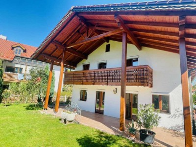 Arbeiten und Wohnen unter einem Dach mit traumhaftem Garten