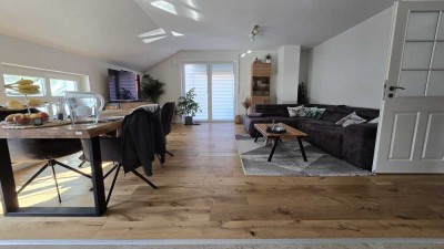 Schöne 4-Raum-DG-Wohnung mit EBK und Balkon in Oberrot - Zweitbezug - NK inkl. Strom