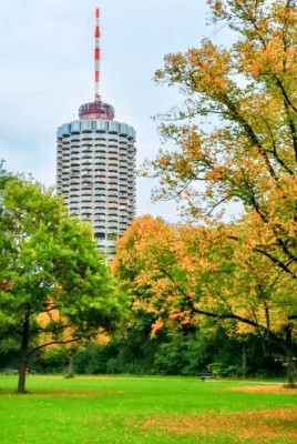 Seltene 2-Zimmer Wohnung im Hotelturm mit 2 Balkonen und tollem Blick über Augsburg