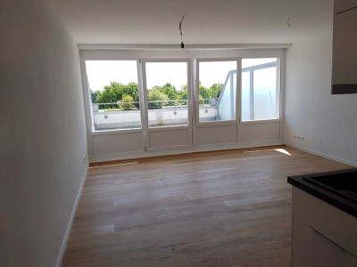 Modernes Appartement mit Alpenblick, 1,5 Zimmer, Ravensburg/West mit Dachterrasse