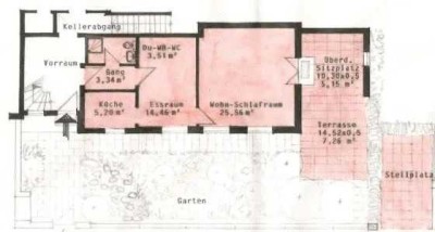 Schöne 2-Zimmer-Wohnung mit Terrasse in Feldkirchen-Westerham