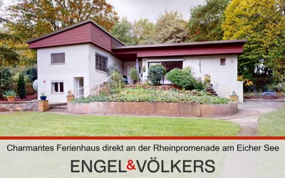 Charmantes Ferienhaus direkt an der Rheinpromenade am Eicher See