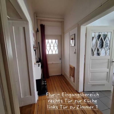 Helle 3-Zimmer-Altbauwohnung mit Balkon