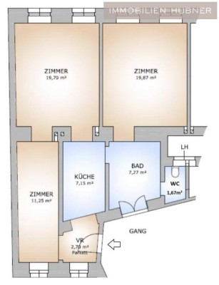 POTENTIAL/Sanierungsbedürftige Altbauwohnung beim Bahnhof Meidling + direkte U6 Nähe!!