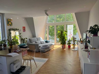 Energieeffiziente TRAUM-Maisonettewohnung: luxuriöser 2,5-Zimmer Loft im Neubau, inkl. EBK!!!