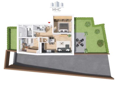 Traumhafte 3,5 Erdgeschosswohnung mit Garten in Top Lage von Schwäbisch Gmünd.