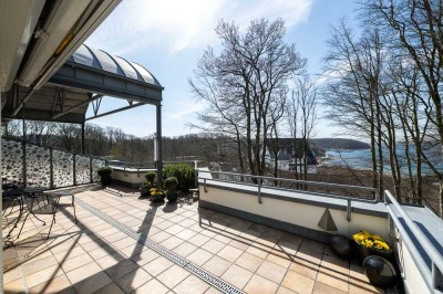 Glücksburg: Exklusive 3-Zimmer-Penthousewohnung mit Fördeblick