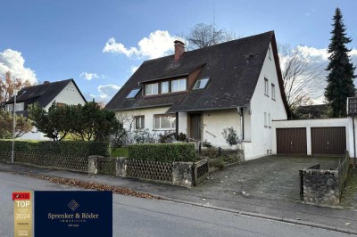 Ein-/Zweifamilienhaus auf sehr großem Grundstück in beliebter Lage von Gundelfingen