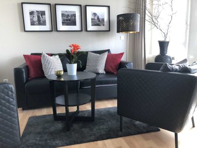 Moderne voll möblierte Wohnung Sellin mit 2 Balkonen