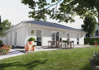 Eleganter Bungalow am Ortsrand mit unverbaubarem Fernblick