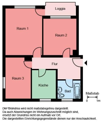 3-Zimmer-Wohnung in Iserlohn Dröschede