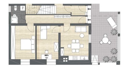Moderne Erdgeschosswohnung mit Terrasse und Garten | Erstbezug nach Sanierung