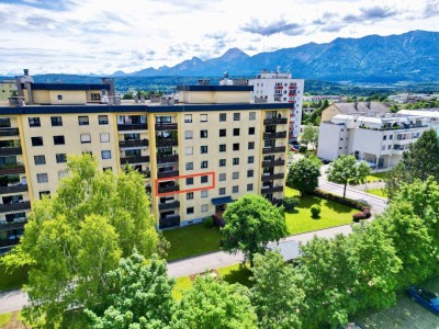 Helle 2,5-Zimmer-Wohnung mit Balkon, Liftzugang &amp; Tiefgaragenplatz in Villach-Völkendorf