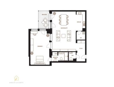 Erstbezug: 2-Zimmer Loftwohnung mit Balkon im Factory Village Wuppertal in der alten Knopffabrik