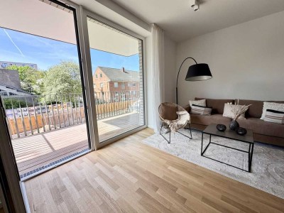 Exklusive 3-Zimmer-Neubauwohnung in Toplage, Südbalkon - nah der Hafencity