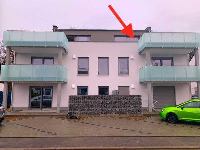 Attraktive 3-Zimmer-Wohnung in Schwebheim mit Dachterrasse am Waldrand
