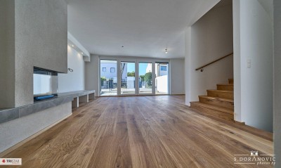 NEU! ++ BEZUGSFERTIG ++ HAUS MIT 5 ZIMMER / KELLER / GARTEN / 3 TERRASEN / 1 PKW-STELLPLATZ ++ EIGENTUM ++ 1220 WIEN ++