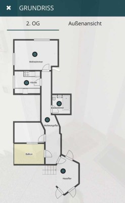 Stilvolle 2-Zimmer-Dachgeschosswohnung mit Balkon und EBK in Berlin Biesdorf Nord (Marzahn)