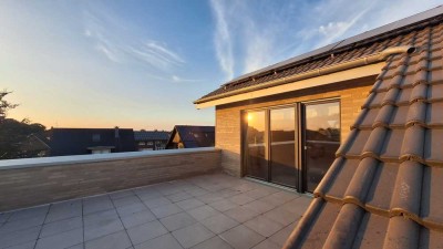 Tolle Penthouse-Wohnung mit großer Dachterrasse und tollem Ausblick