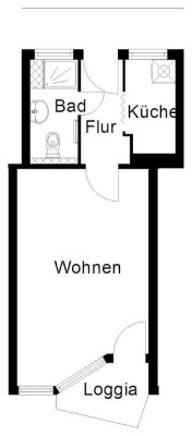 kleines Appartement in Barmen