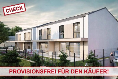 Provisionsfrei für den Käufer! ERSTBEZUG! Ziegelmassiv-Doppelhaushälfte in Premstätten! Haus C
