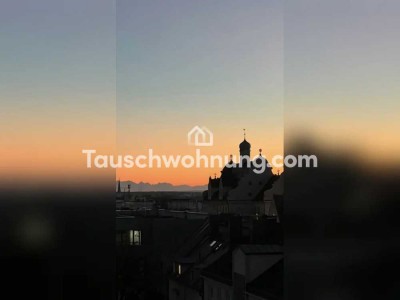 Tauschwohnung: Helle 3-Zimmer Wohnung mit Alpenblick und offener Wohnküche