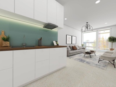 ERSTBEZUG in Essling - BJ 2025 - 2. Liftstock - ca.44m² NFL - 2 Zimmer - Loggia - U-Bahn - Nationalpark Donau-Auen