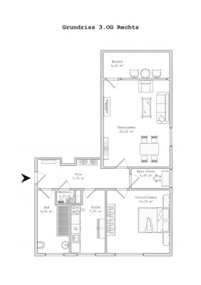 Schöne 2,5-Raum-Wohnung mit EBK in Holzkirchen