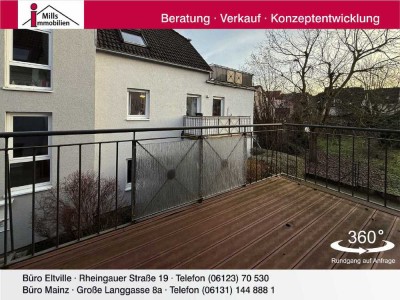 Attraktive, freigestellte 3 ZKB-Wohnung mit Balkon in schöner Lage