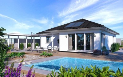Wohnen auf einer Ebene – Winkelbungalow in Wiedemar jetzt mit ScanHaus realisieren!