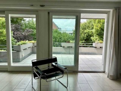 Individuelle Wohnung mit großem Sonnenbalkon und Garten in Zentrumsnähe in Bocholt