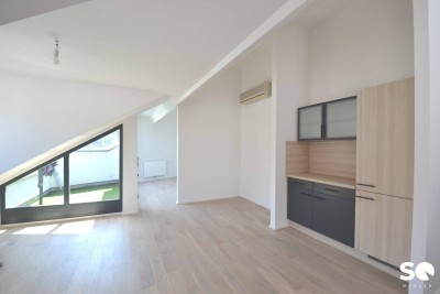 #SQ - DG / LOFT - STILVOLLES WOHNEN MIT SONNIGER TERRASSE BEIM AUGARTEN (GAUßPLATZ) &amp; NÄHE DONAUKANAL (U4)