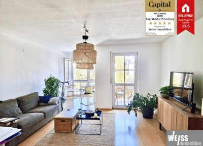 Zentrale 2 Zimmer-Wohnung mit Loggia und Tiefgaragen-Stellplatz