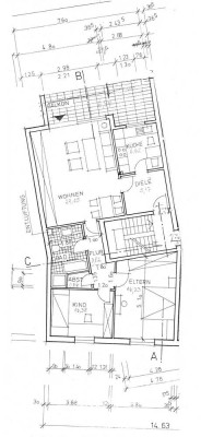 Großzügige 3-Zimmer-Wohnung mit Südbalkon