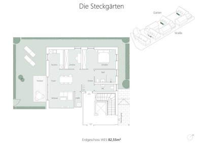 Die Steckgärten - Wohnung A5