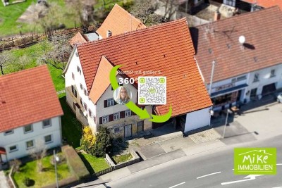 Sanierungsobjekt oder Baugrundstück mit Potenzial – Charmantes Anwesen im Herzen von Würtingen