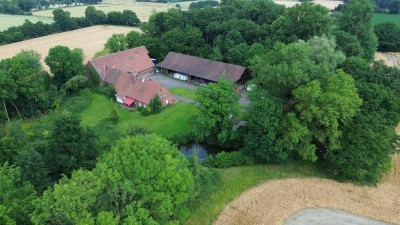 Renovierungsbedürftiges Bauernhaus mit 12 Zimmern in Nottuln
