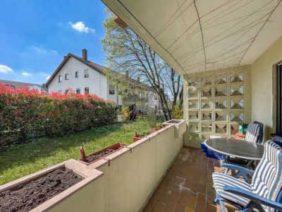 Barrierearme, 3-Zimmer-Wohnung mit Kamin, Balkon und Außenstellplatz in Leimen