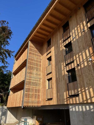 Neubau 4-Zimmer-Wohnung in Massivholzbauweise mit Balkon