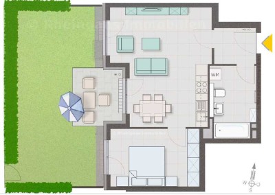 Attraktive 2-Zimmer-Erdgeschosswohnung München-Thalkirchen