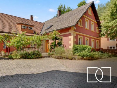 Bauernhaus mit Traumgrundstück! Gepflegtes Gewerbe- und Wohnanwesen mit großen Nebengebäuden