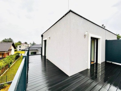 Erstbezug! Exklusive Doppelhaushälfte mit Garten, zwei Balkonen, Dachterrasse und PKW-Stellplatz – hochwertige Ausstattung