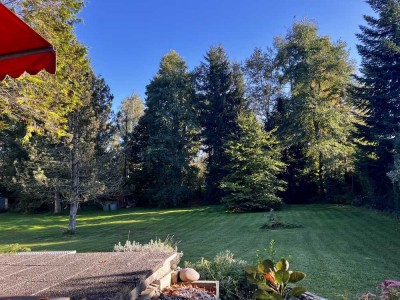 Grüne Oase - Freiheit - Bergblick in Penzberg Steigenberg