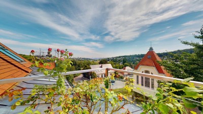 Dachgarten mit Blick auf Wien - 3 Terrassen - 2 KFZ Plätze