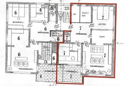 Attraktive und gepflegte 3-Zimmer-Wohnung mit Balkon in Gießen