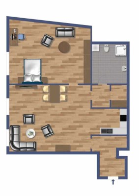 Top City Lage! Schöne 2-Zimmerwohnung in Mülheim an der Ruhr