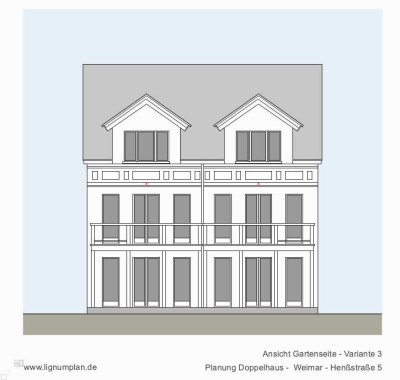 5,5-Zimmer-DHH mit Loggia, Balkon, Garten, 2 PP, inkl. Grundstück