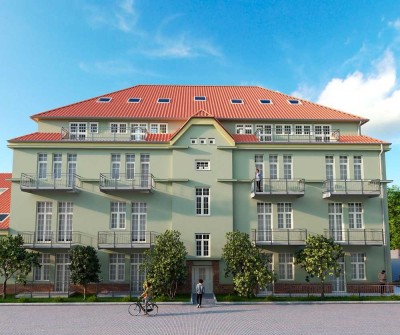 Erstbezug: KfW 50, energieeffiziente, hochwertige 1- bis 2-Zimmer Whg. mit Terrasse/Balkon u. Aufzug